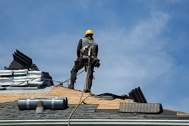 Professional Roof Replacement technician working in Darlington, IN